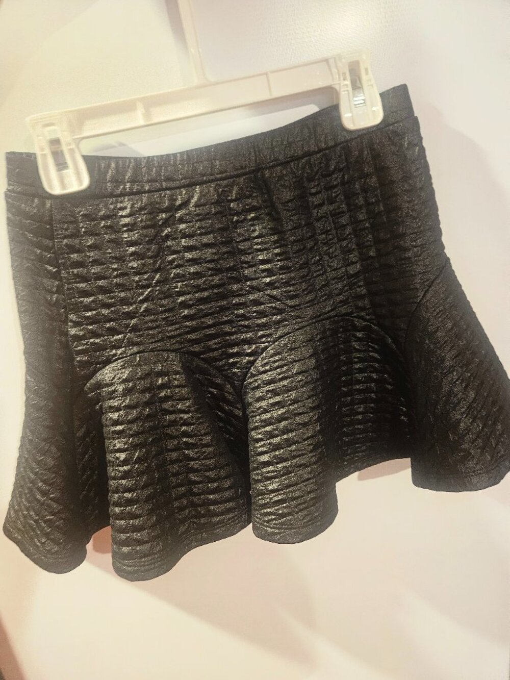Jessica Simpson Black Leather like skirt - Child Medium